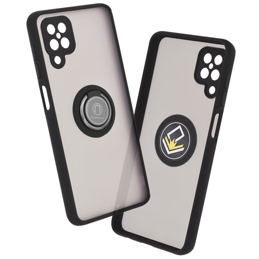 Hülle für Samsung Galaxy A12 Nacho A127 / A12 A125, Techsuit, Glinth, Schwarz