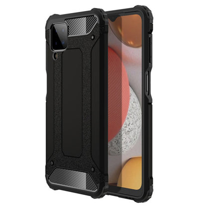 Hülle für Samsung Galaxy A12 Nacho A127 / A12 A125, Techsuit, Hybrid Armor, Schwarz