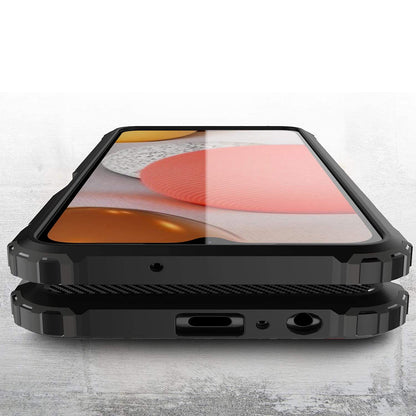 Hülle für Samsung Galaxy A12 Nacho A127 / A12 A125, Techsuit, Hybrid Armor, Schwarz