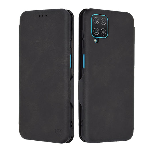 Hülle für Samsung Galaxy A12 Nacho A127 / A12 A125, Techsuit, Safe Wallet Plus, Schwarz