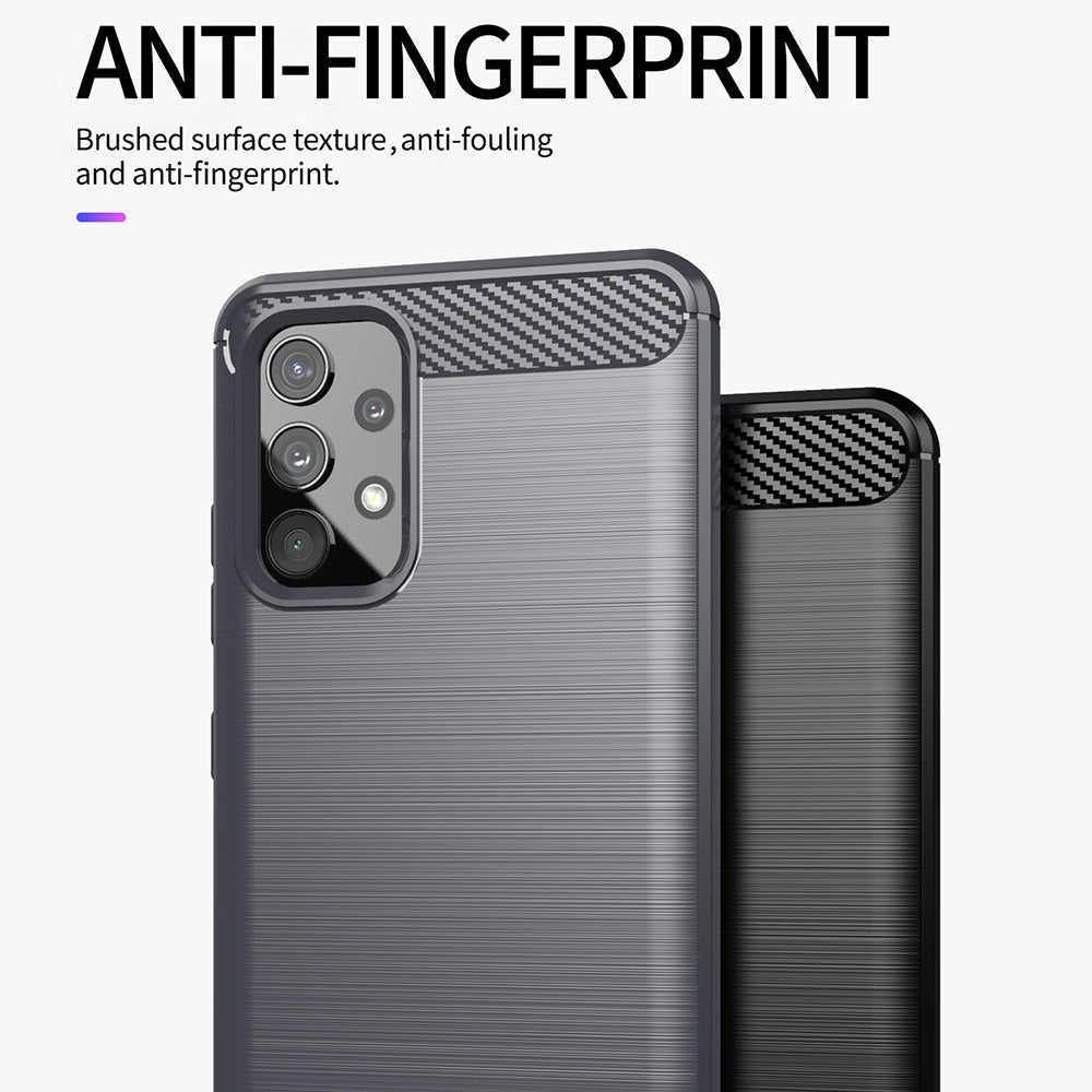 Hülle für Samsung Galaxy A13 A135, Techsuit, Carbon, Schwarz
