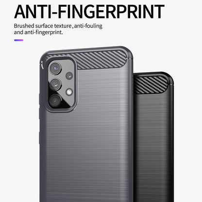 Hülle für Samsung Galaxy A13 A135, Techsuit, Carbon, Schwarz