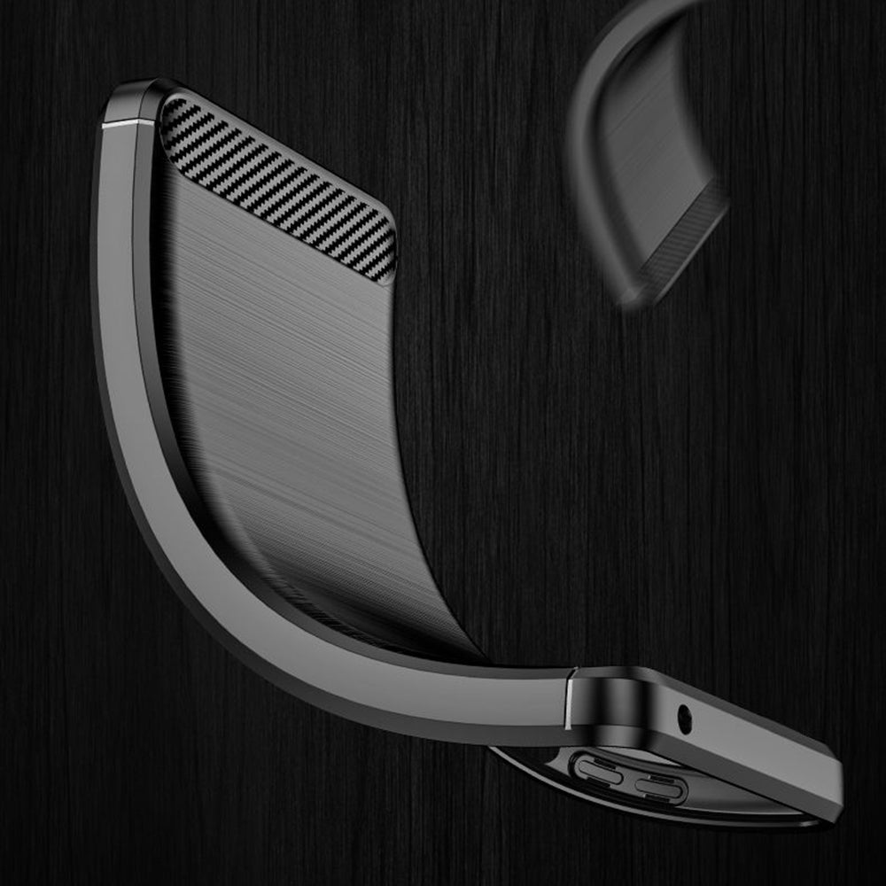 Hülle für Samsung Galaxy A13 A135, Techsuit, Carbon, Schwarz