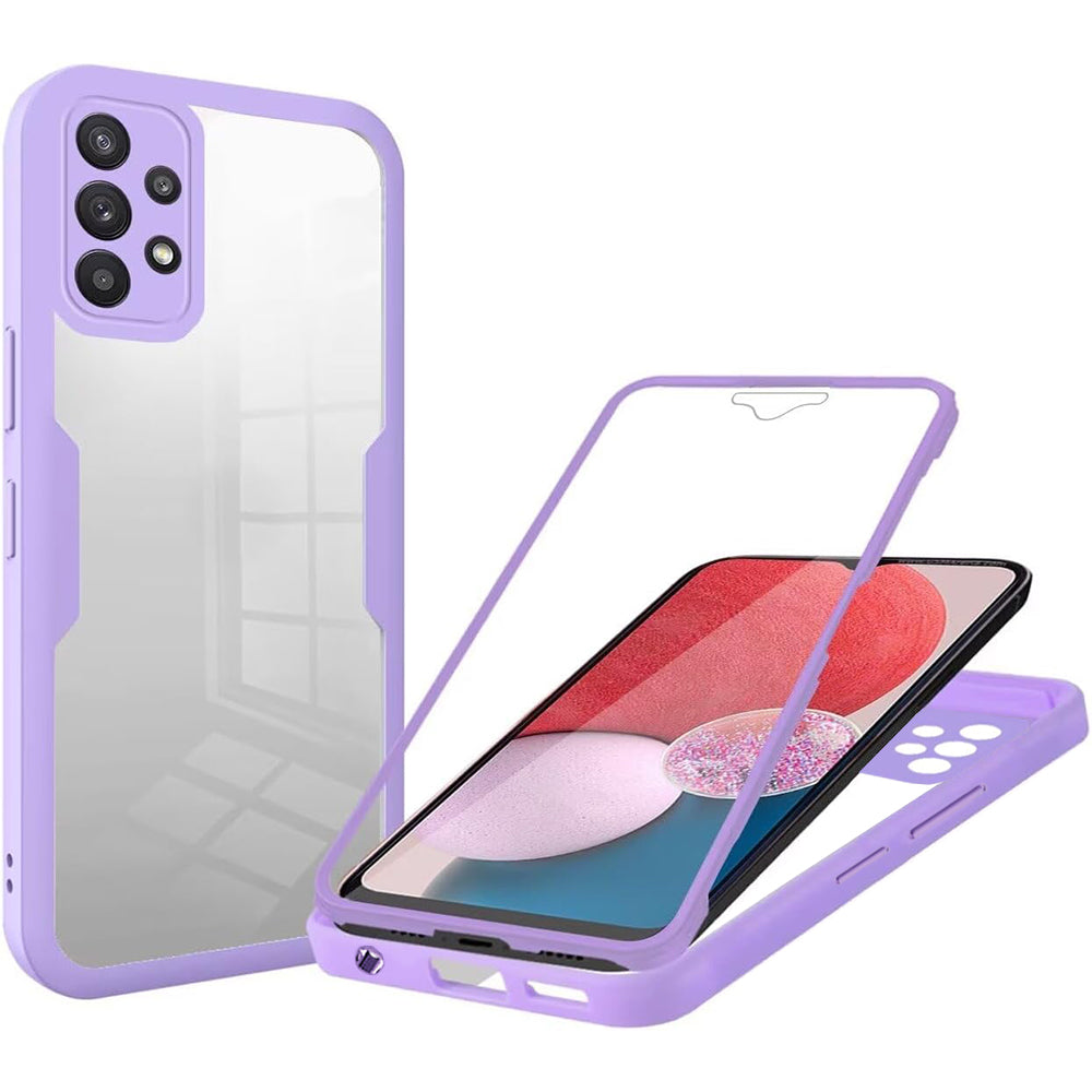 Hülle für Samsung Galaxy A13 A135, Techsuit, ColorVerse 360, Lila