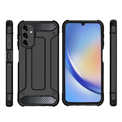 Hülle für Samsung Galaxy A15 5G A156 / A15 A155, Techsuit, Hybrid Armor, Schwarz