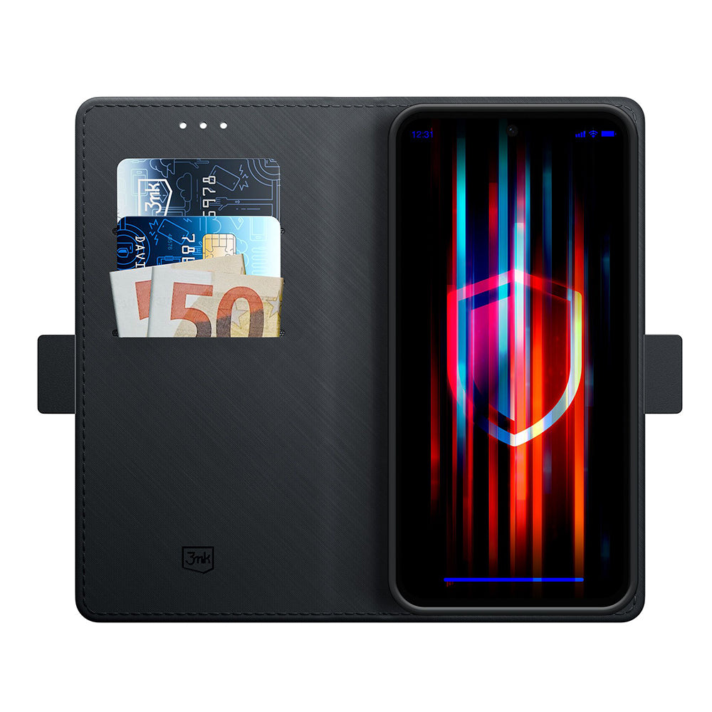 Hülle für Samsung Galaxy A16 5G A166 / A16 4G A165, 3MK, Wallet, Schwarz