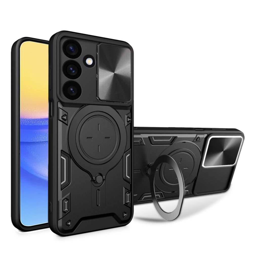 Hülle für Samsung Galaxy A16 5G A166 / A16 4G A165, Techsuit, CamGuard Pro, Schwarz