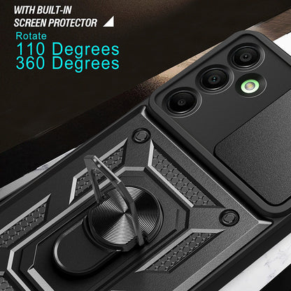 Hülle für Samsung Galaxy A16 5G A166 / A16 4G A165, Techsuit, CamShield, Schwarz