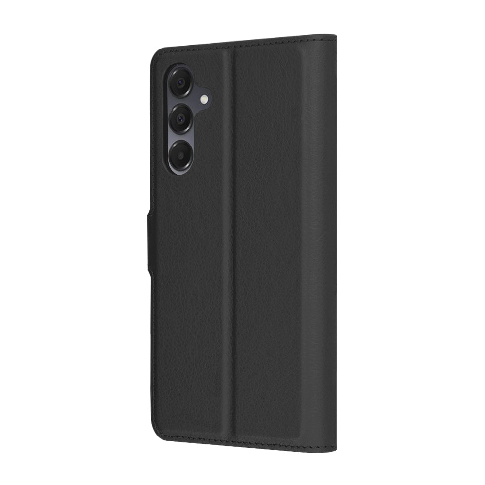 Hülle für Samsung Galaxy A16 5G A166 / A16 4G A165, Techsuit, Leder-Folio, Schwarz