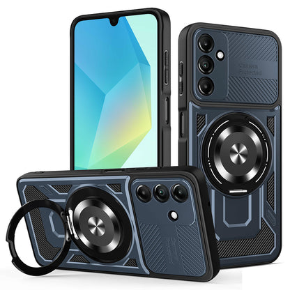 Hülle für Samsung Galaxy A16 5G A166 / A16 4G A165, Techsuit, RuggedCam, Blau