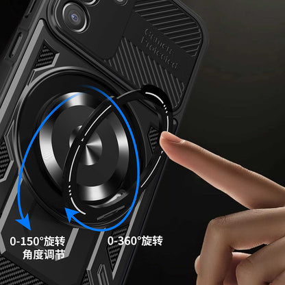 Hülle für Samsung Galaxy A16 5G A166 / A16 4G A165, Techsuit, RuggedCam, Lila