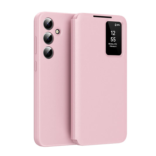Hülle für Samsung Galaxy A16 5G A166 / A16 4G A165, Techsuit, SmartView, Rosa