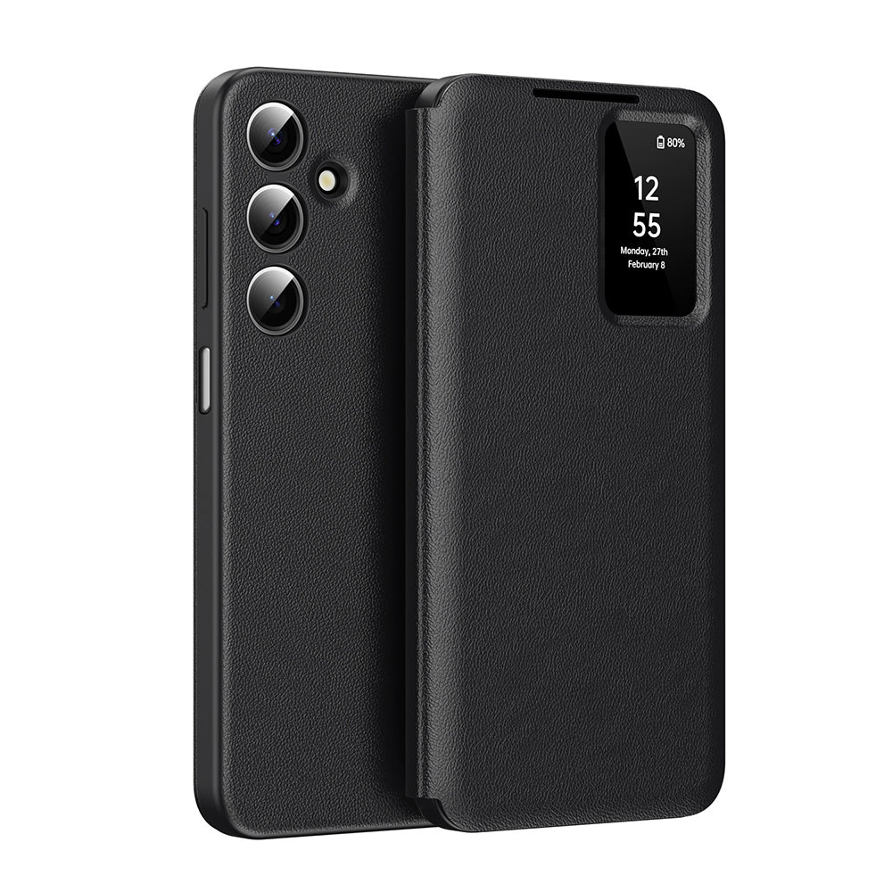 Hülle für Samsung Galaxy A17 4G / A17 5G / A26 A266, Techsuit, SmartView, Schwarz