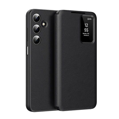 Hülle für Samsung Galaxy A17 4G / A17 5G / A26 A266, Techsuit, SmartView, Schwarz
