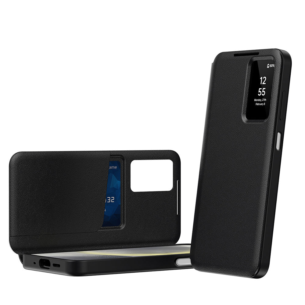 Hülle für Samsung Galaxy A17 4G / A17 5G / A26 A266, Techsuit, SmartView, Schwarz
