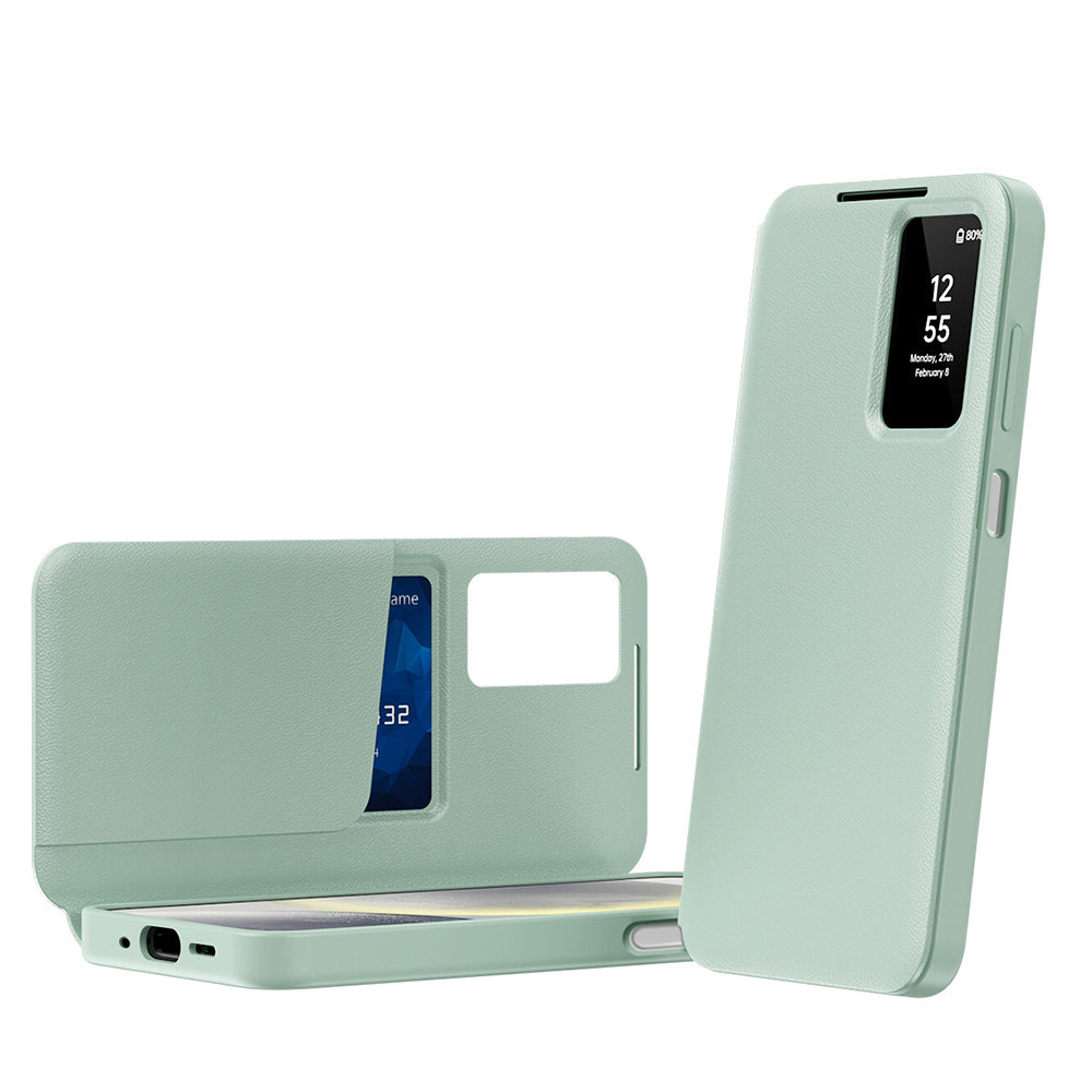 Hülle für Samsung Galaxy A17 4G / A17 5G / A26 A266, Techsuit, SmartView, Grün