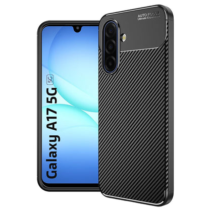 Hülle für Samsung Galaxy A17 5G, Techsuit, CarbonFiber, Schwarz