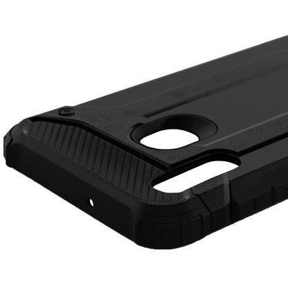 Hülle für Samsung Galaxy A20e A202, Techsuit, Hybrid Armor, Schwarz