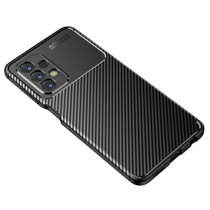 Hülle für Samsung Galaxy A23 5G A236 / A23 A235, Techsuit, CarbonFiber, Schwarz