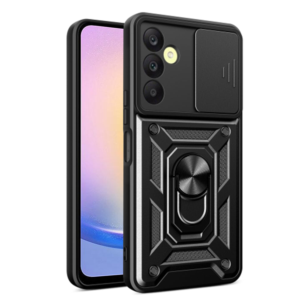 Hülle für Samsung Galaxy A25 A256, Techsuit, CamShield, Schwarz