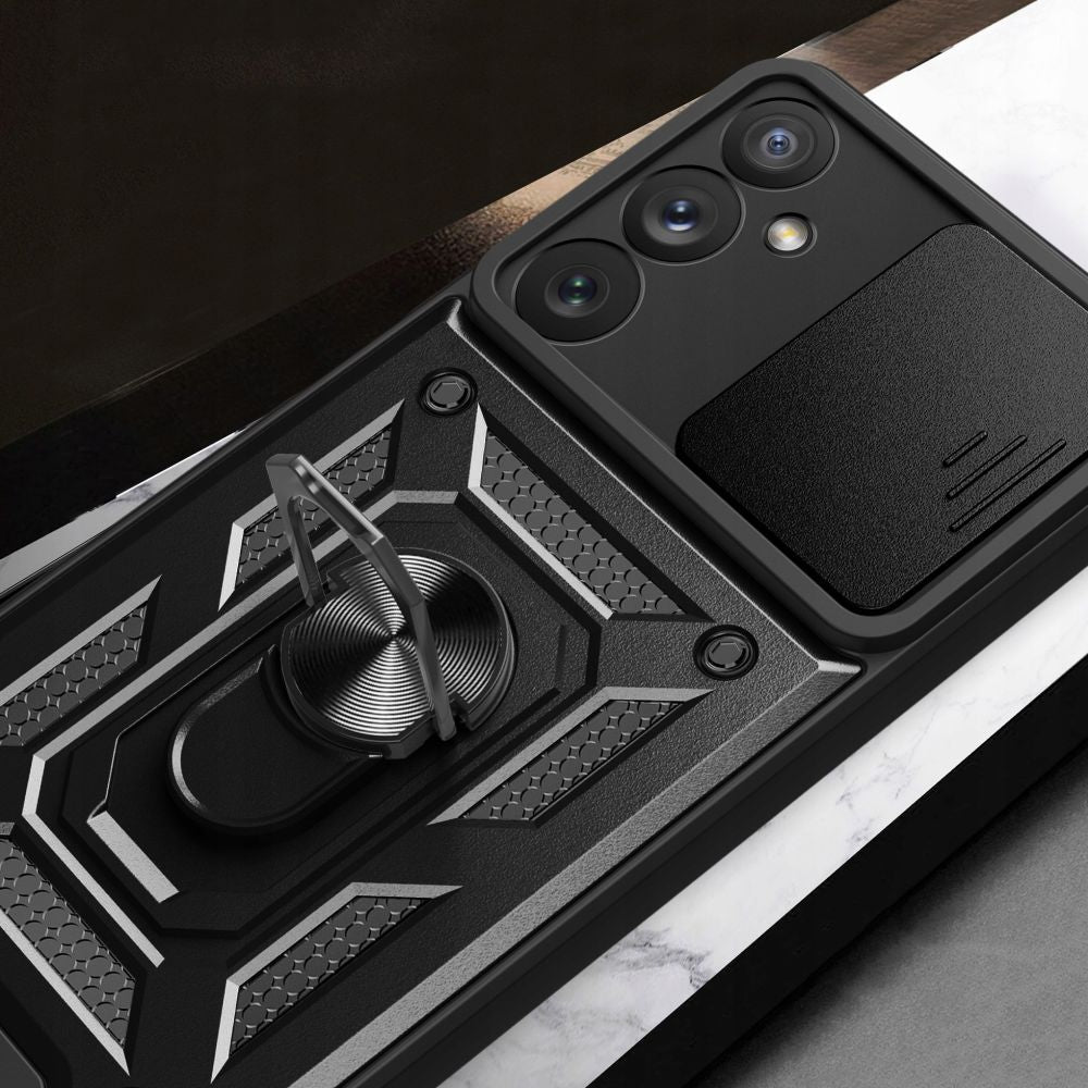 Hülle für Samsung Galaxy A25 A256, Techsuit, CamShield, Schwarz