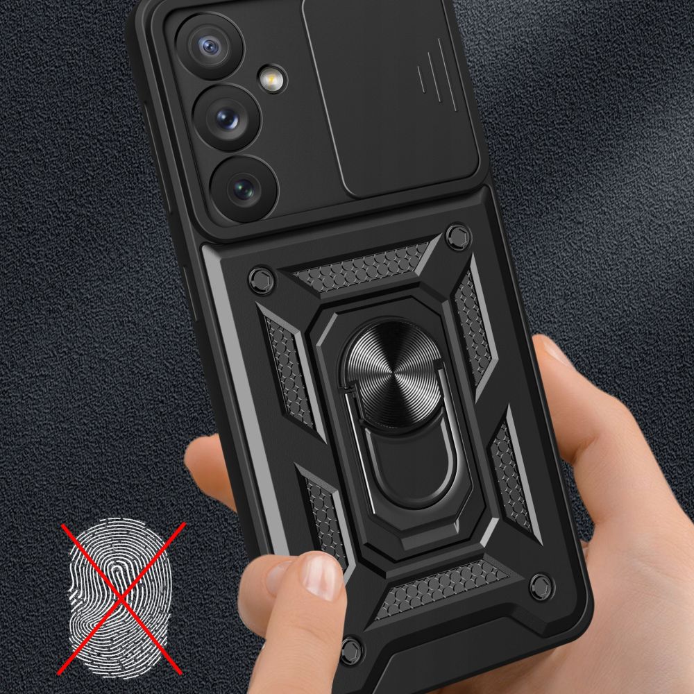 Hülle für Samsung Galaxy A25 A256, Techsuit, CamShield, Schwarz