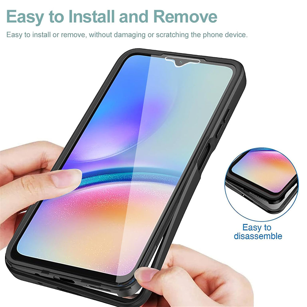 Hülle für Samsung Galaxy A25 A256, Techsuit, ColorVerse 360, Schwarz