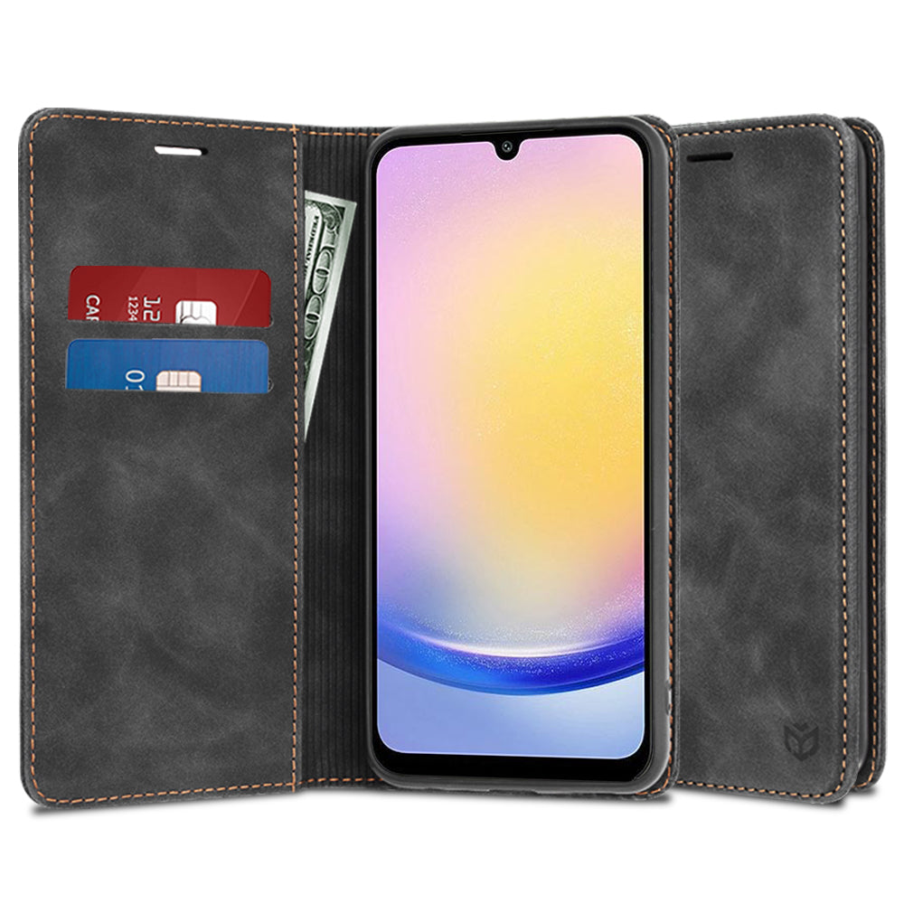 Hülle für Samsung Galaxy A25 A256, Techsuit, Confy, Schwarz