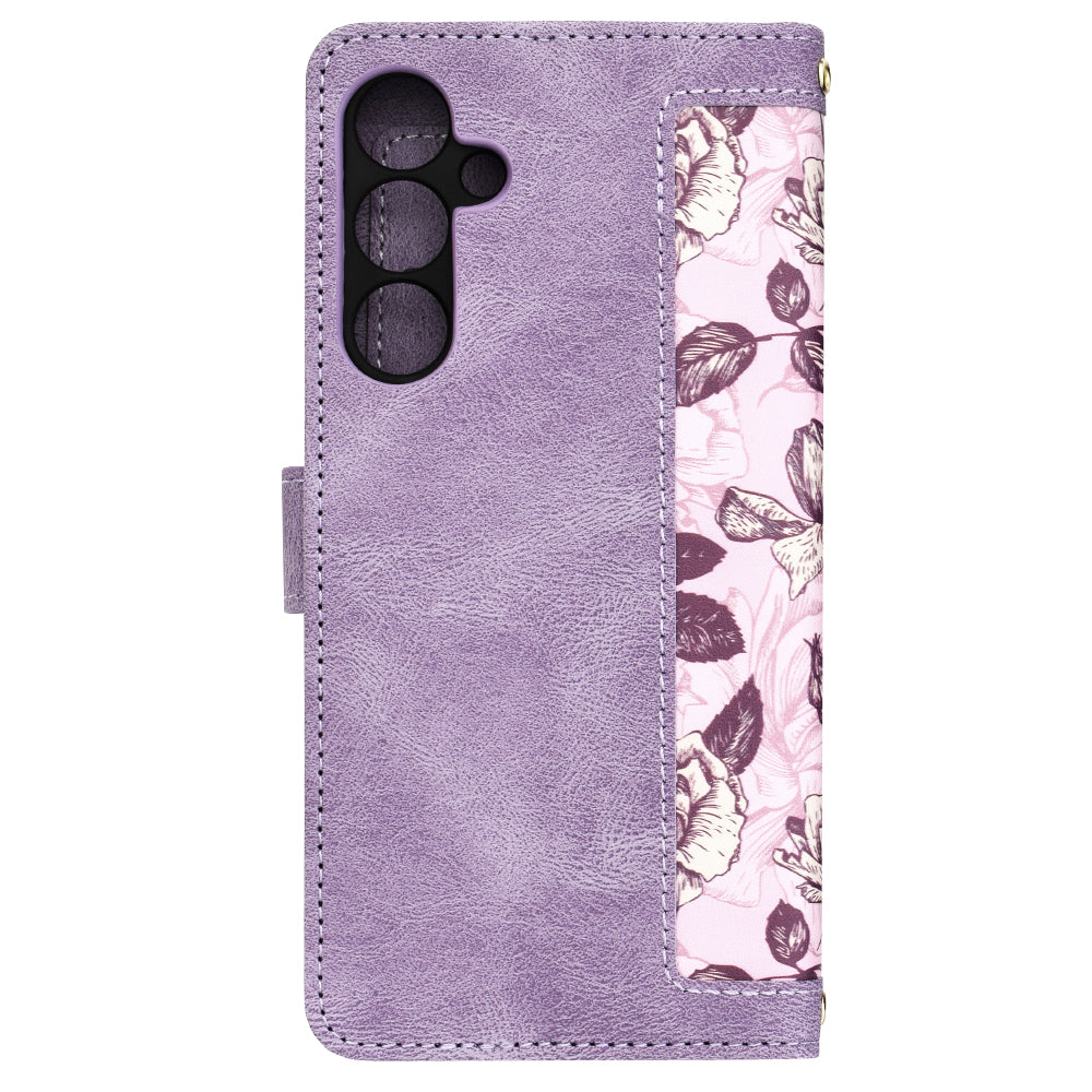 Hülle für Samsung Galaxy A25 A256, Techsuit, FlipCraft, Lila