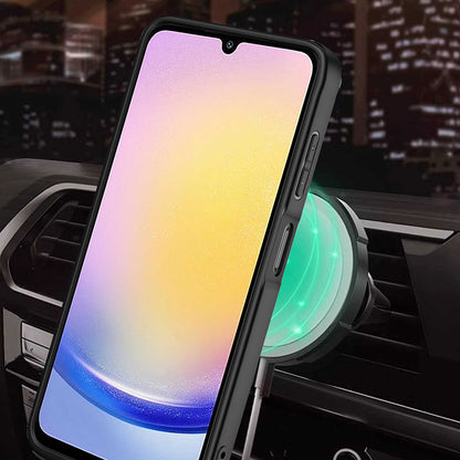 Hülle für Samsung Galaxy A25 A256, Techsuit, RuggedCam, Lila