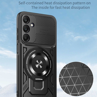 Hülle für Samsung Galaxy A25 A256, Techsuit, RuggedCam, Lila
