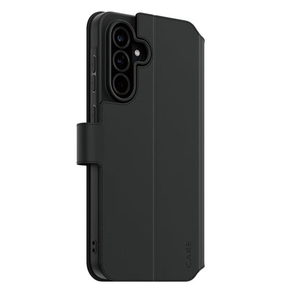 Hülle für Samsung Galaxy A26 A266, PanzerGlass, Care Feature Kickstand Wallet, Schwarz