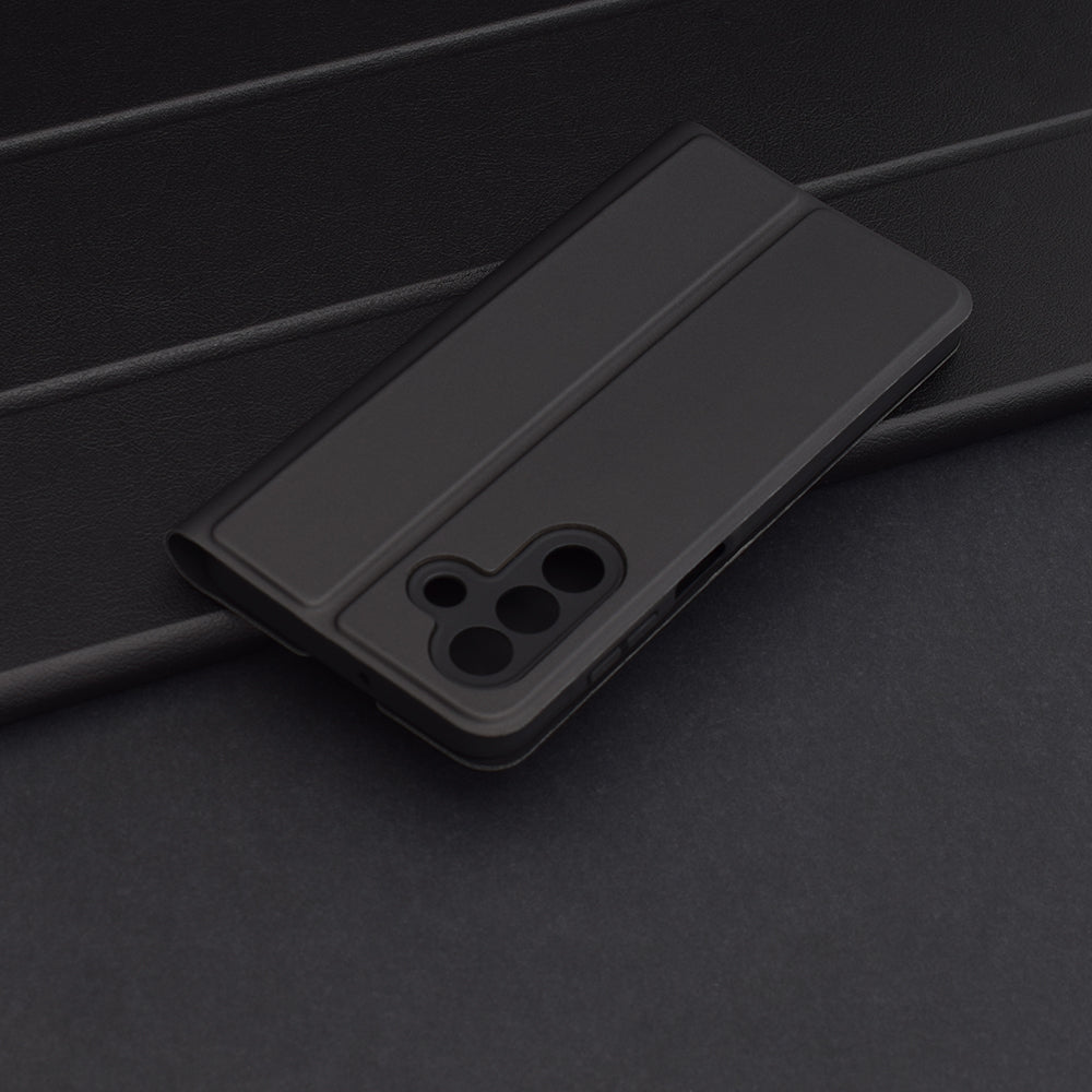 Hülle für Samsung Galaxy A26 A266, Techsuit, Magskin Book, Schwarz