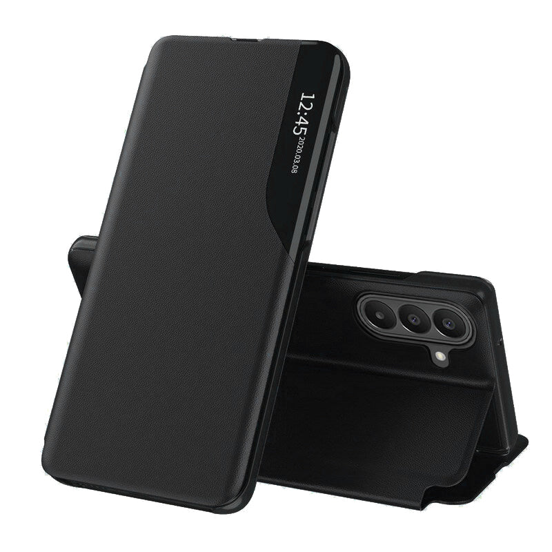 Hülle für Samsung Galaxy A27 5G, Techsuit, eFold New Model, Schwarz