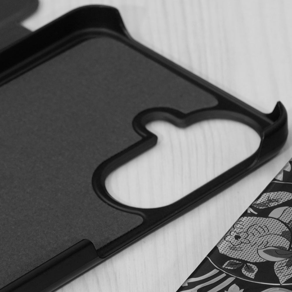 Hülle für Samsung Galaxy A27 5G, Techsuit, eFold New Model, Schwarz