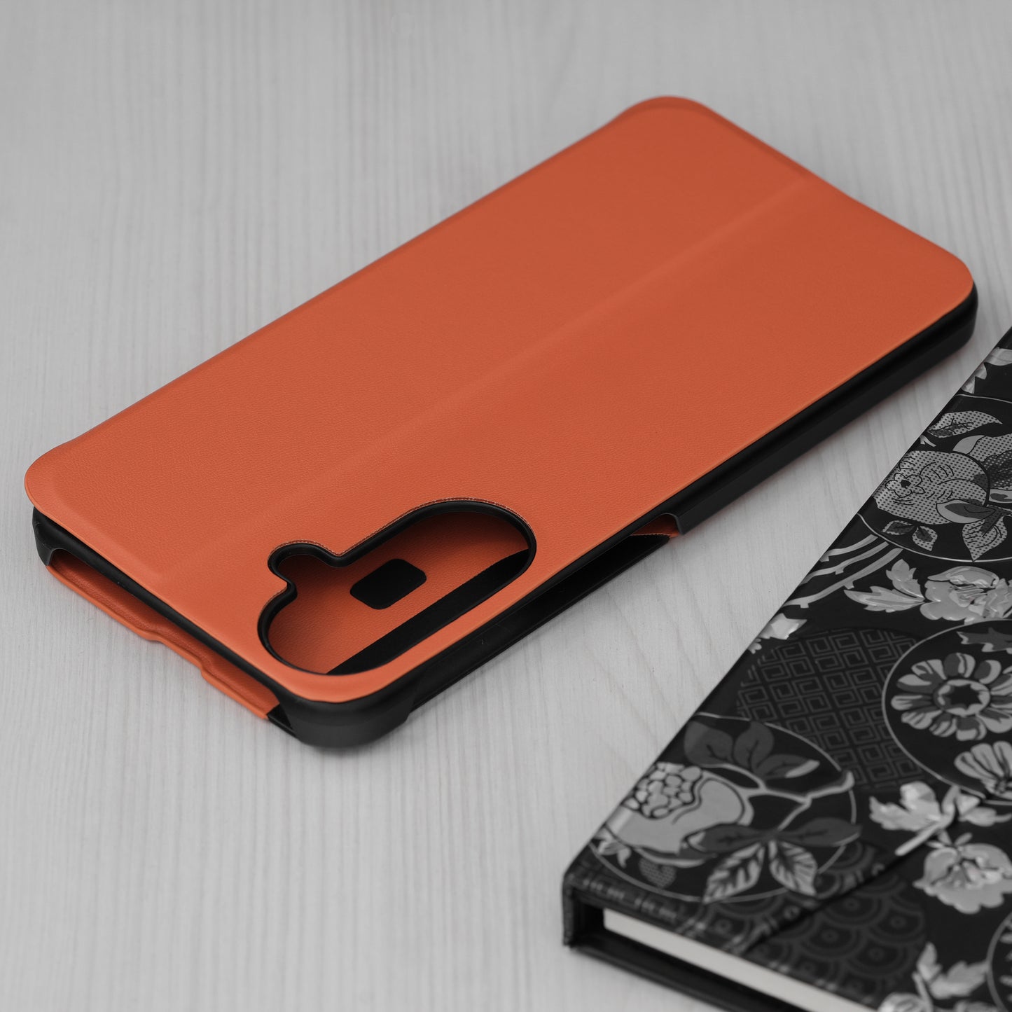 Hülle für Samsung Galaxy A27 5G, Techsuit, eFold, Orange