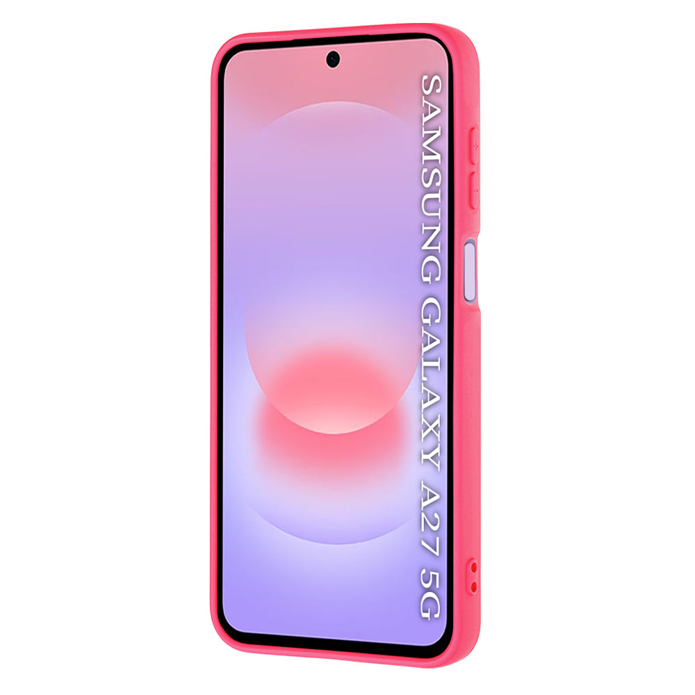 Hülle für Samsung Galaxy A27 5G, Techsuit, SoftFlex, Dunkelrosa