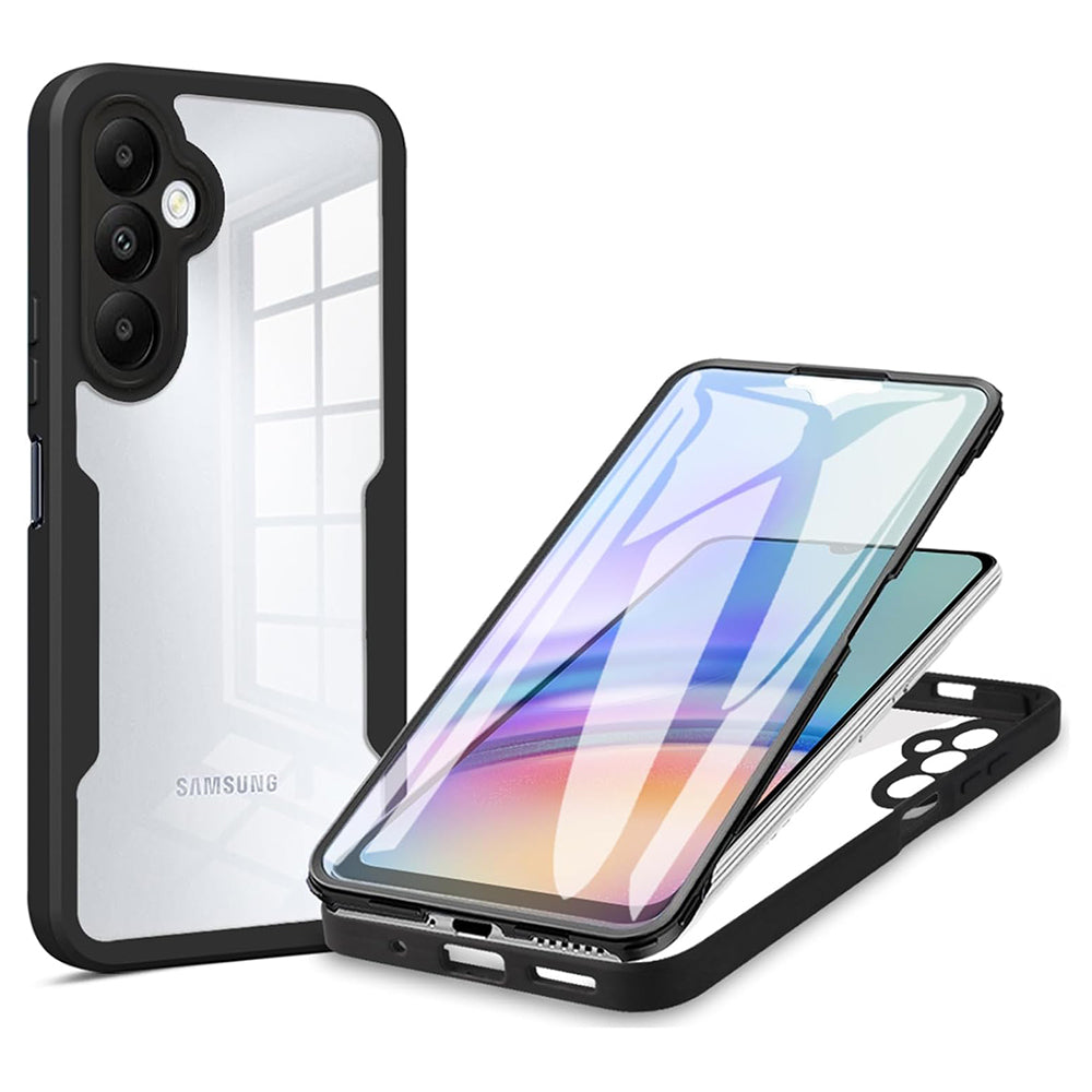 Hülle für Samsung Galaxy A34 A346, Techsuit, ColorVerse 360, Schwarz