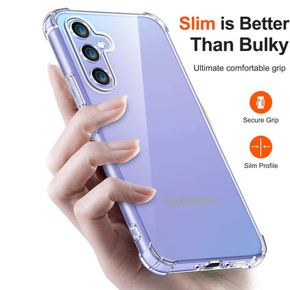 Hülle für Samsung Galaxy A34 A346, Techsuit, stoßfest klar, transparent