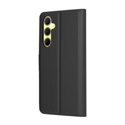 Hülle für Samsung Galaxy A35 5G A356, Techsuit, Leder-Folio, Schwarz