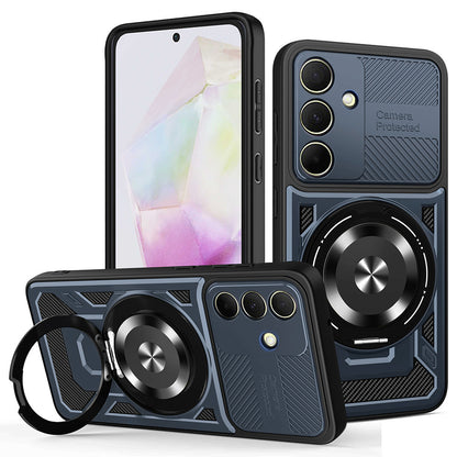 Hülle für Samsung Galaxy A35 5G A356, Techsuit, RuggedCam, Blau