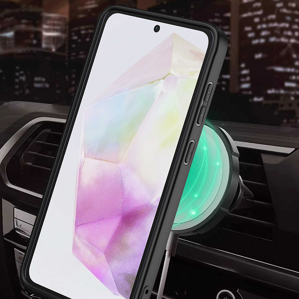 Hülle für Samsung Galaxy A35 5G A356, Techsuit, RuggedCam, Schwarz