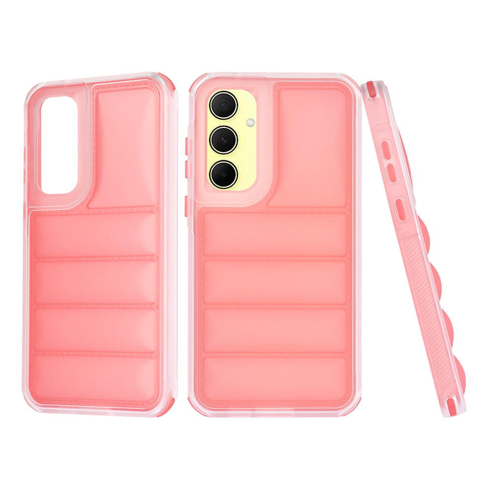 Hülle für Samsung Galaxy A35 5G A356, Techsuit, Wave Shield, Rot
