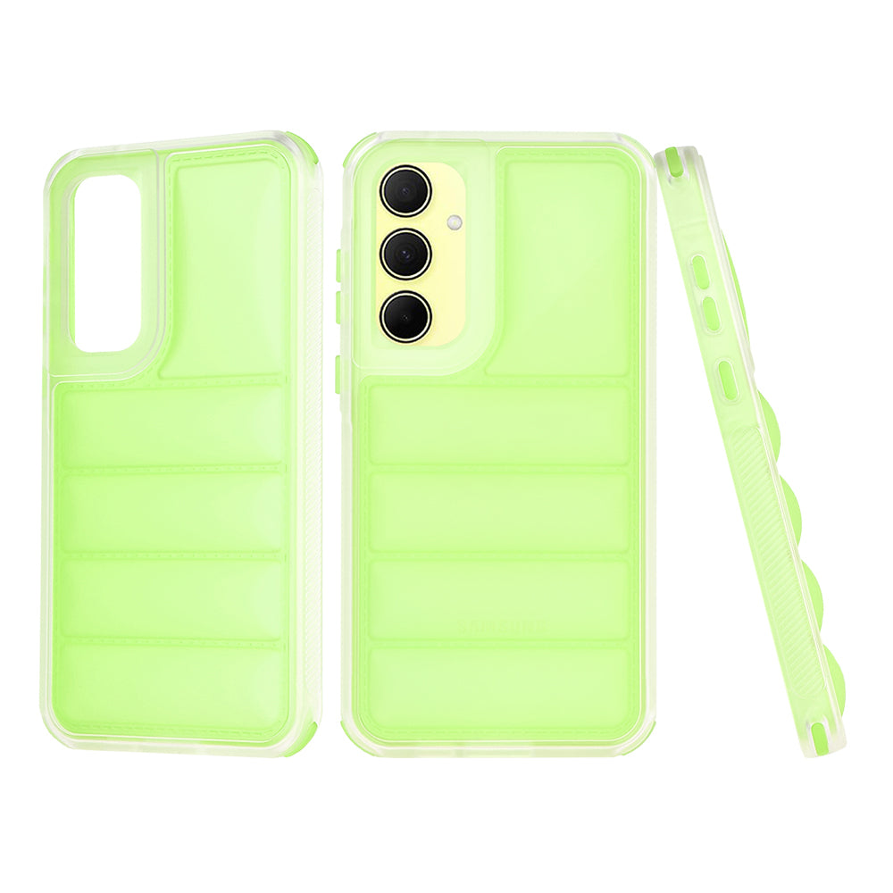 Hülle für Samsung Galaxy A35 5G A356, Techsuit, Wave Shield, Grün
