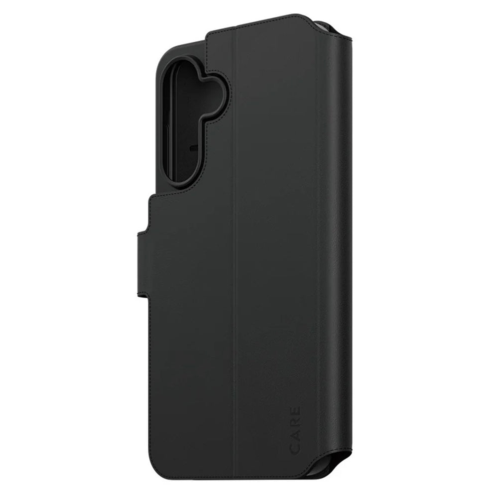 Hülle für Samsung Galaxy A36 A366, PanzerGlass, Care Feature Kickstand Wallet, Schwarz