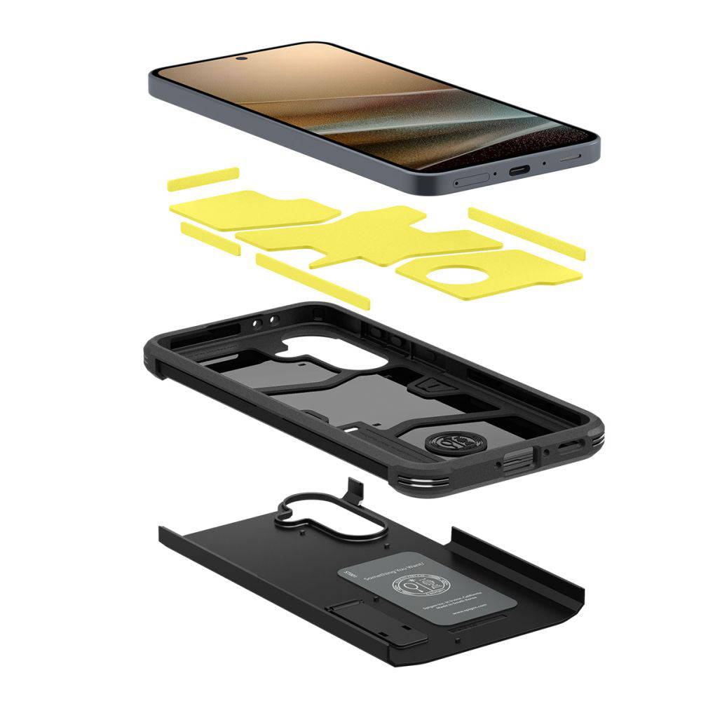 Hülle für Samsung Galaxy A36 A366, Spigen, Tough Armor, Schwarz