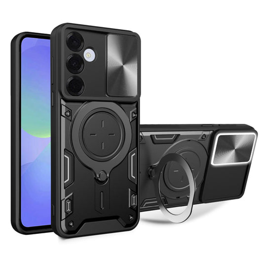 Hülle für Samsung Galaxy A36 A366, Techsuit, CamGuard Pro, Schwarz