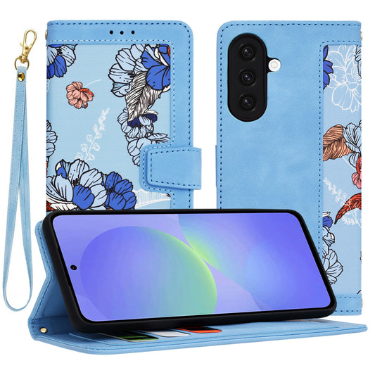 Hülle für Samsung Galaxy A36 A366, Techsuit, FlipCraft, Blau