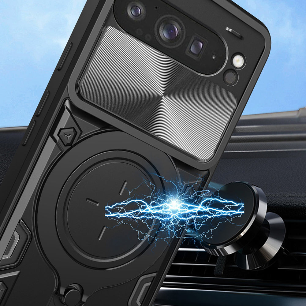 Hülle für Samsung Galaxy A37 5G, Techsuit, CamGuard Pro, Schwarz