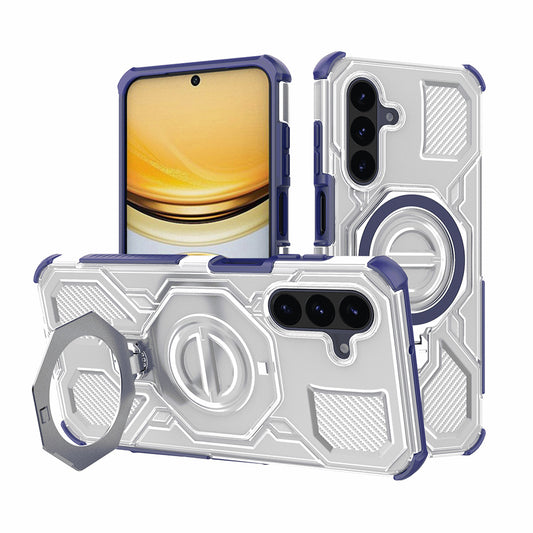 Case for Samsung Galaxy A37 5G, Techsuit, Carbon Shield Pro, Blue